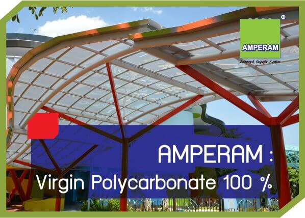 AMPERAM Virgin Polycarbonate 100%